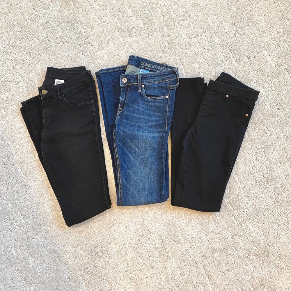 H&M :: Lot of Denim {3 Pairs}